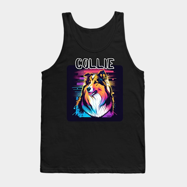 Graffiti Style - Cool Collie 6 Tank Top by PD-Store